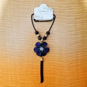 AUTHENTIC Indian floral long chain necklace